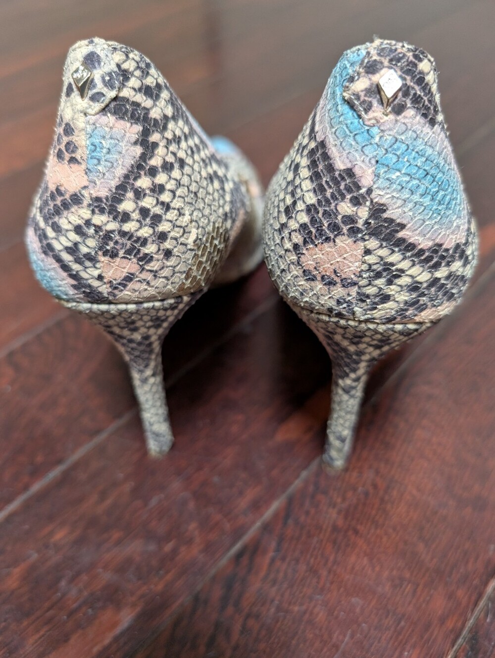 Sam Edelman Hazel Snake Pump - Blue - Picture 4 of 9
